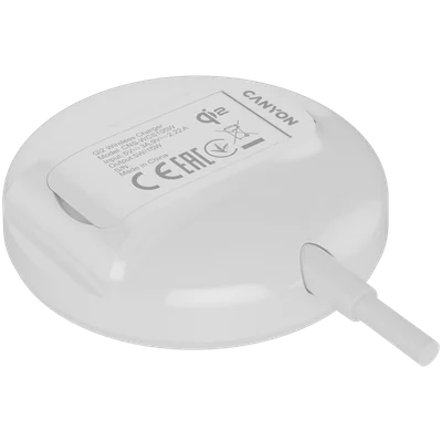 Безжично зарядно Canyon WS-105 15W Qi2 Бял