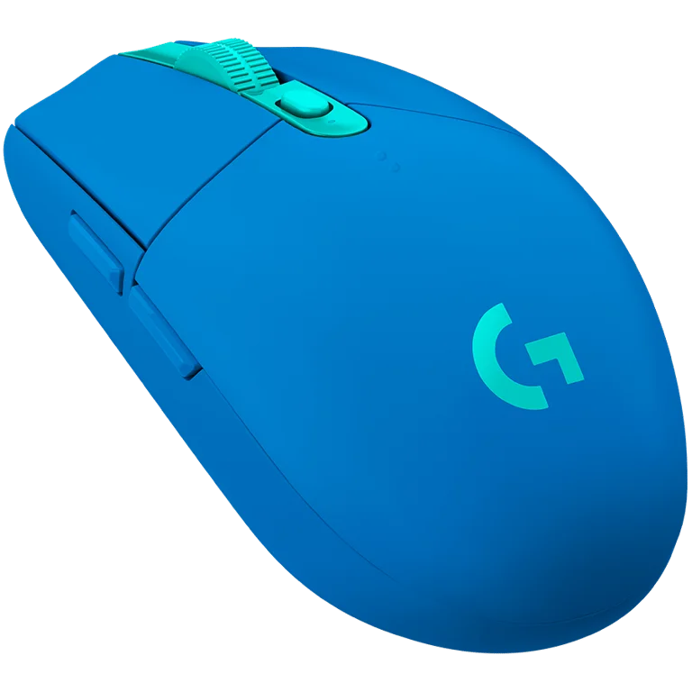 Logitech G305 Wireless Mouse, Lightsync RGB, Lightspeed Wireless, HERO 12K DPI Sensor, 400 IPS, 6 Programmable Buttons, Blue