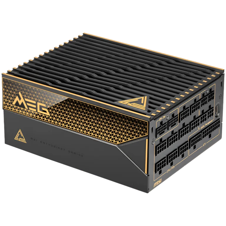 Захранване MSI MEG Ai1600T PCIE5 1600W 80 Plus Titanium ATX 3.1