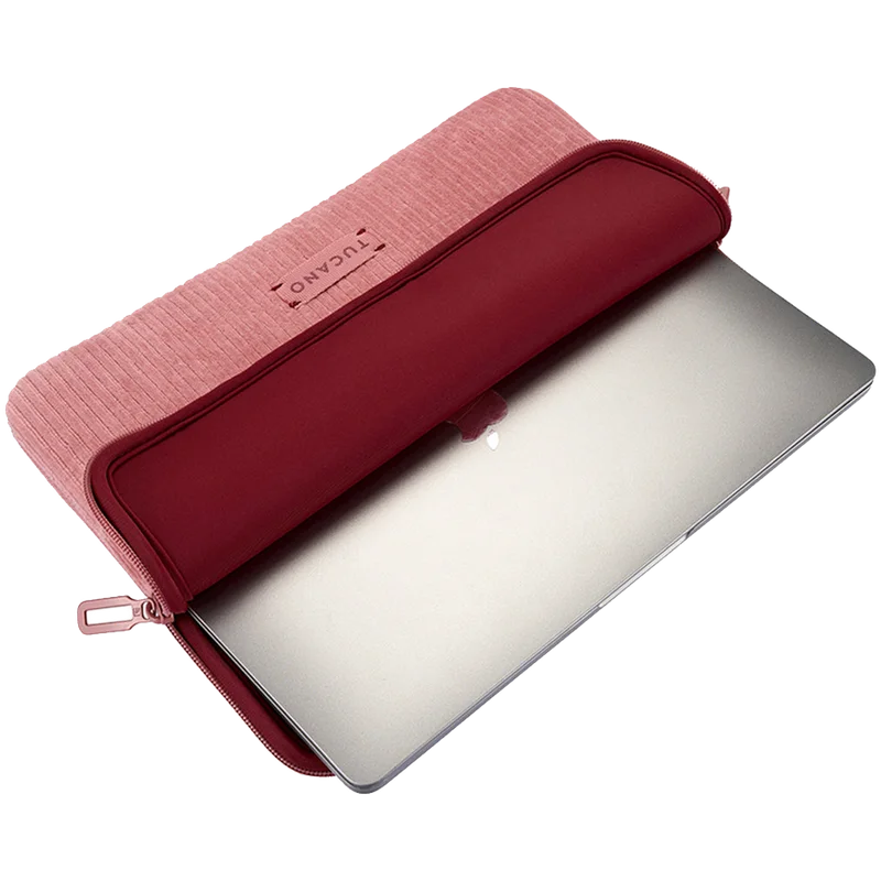 TUCANO VELLUTO 2 Sleeve for MacBook Pro 16 / MacBook Pro 15 / Laptop 15.6, Pink