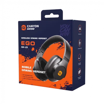 CANYON headset EGO GH-15 2in1 BT Black