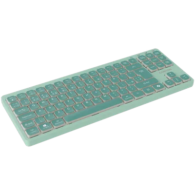 Клавиатура CANYON OnType 10 механична TKL нископрофилна с кабел зелен