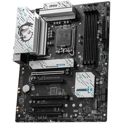 MSI B760 GAMING PLUS WIFI DDR4, LGA 1700, 4xDDR4, ATX, Dual Channel DDR4 5333(OC)MHz, 5x PCIe x16 slots, 2x M.2 slots, 1x HDMI, 1x DP, 2x USB 3.2 Gen 2, 1x USB 3.2 Gen 2 Type-C, 4x USB 2.0, 7.1 HD Audio, 2.5Gbps LAN, WI-Fi 6E, BT, 3Y