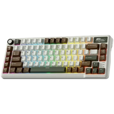 Гейминг клавиатура ROYAL KLUDGE RK L75 Palm Green Cream switch