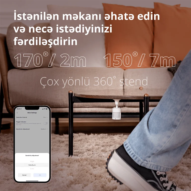 Сензор за движение Aqara Smart Motion Sensor P1 MS-S02 Zigbee 3.0, бял