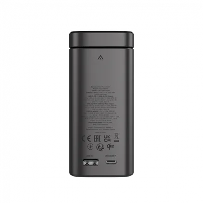 Външна батерия Canyon OnPower 150 15000mAh Qi2 магнитно безжично зареждане тъмно сива