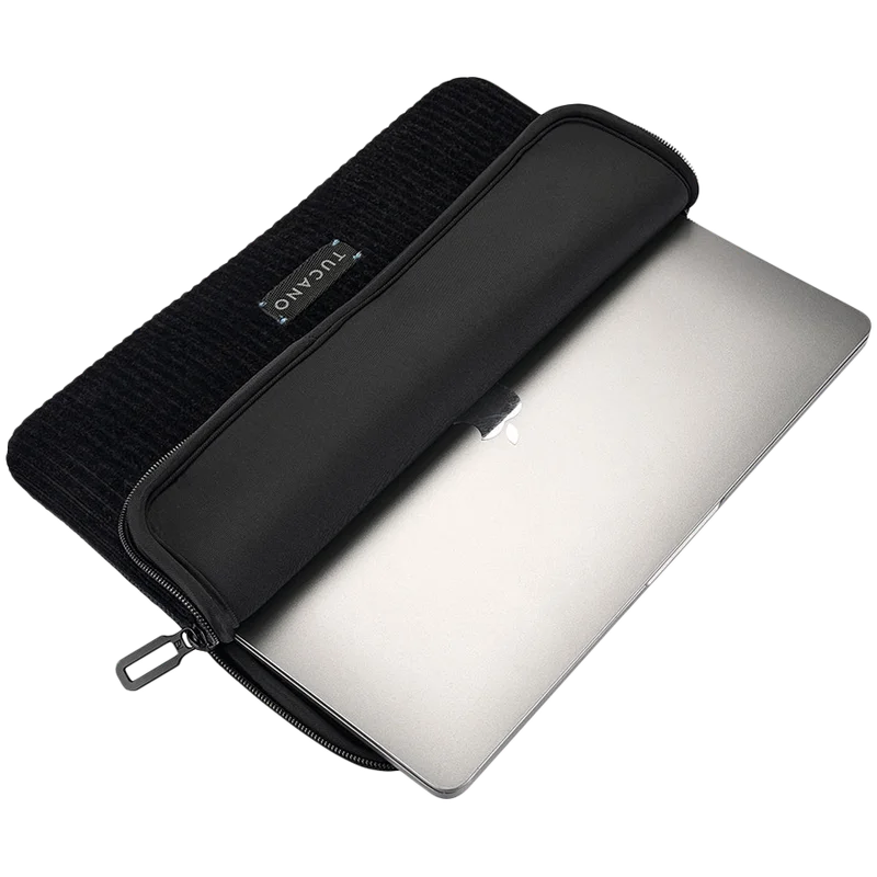 TUCANO VELLUTO 2 Sleeve for MacBook Pro 16 / MacBook Pro 15 / Laptop 15.6, Black