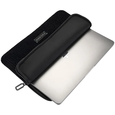 TUCANO VELLUTO 2 Sleeve for MacBook Pro 16 / MacBook Pro 15 / Laptop 15.6, Black