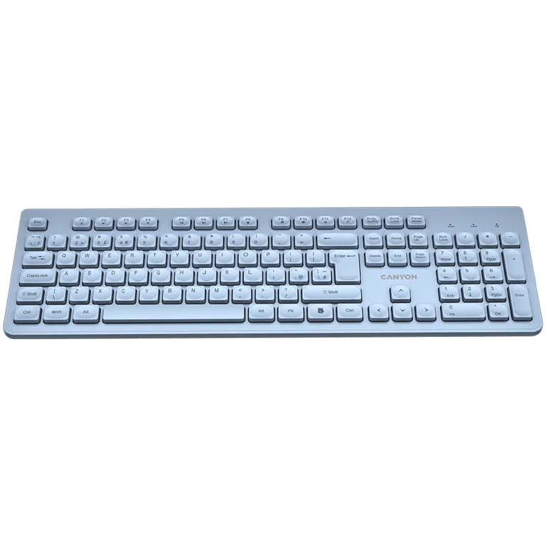 CANYON keyboard HKB-W01 UK/US AAA Wireless Blue