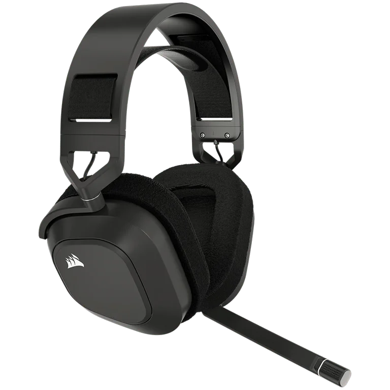 Геймърски слушалки CORSAIR HS80 MAX Wireless, Steel Gray
