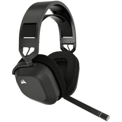 Геймърски слушалки CORSAIR HS80 MAX Wireless, Steel Gray