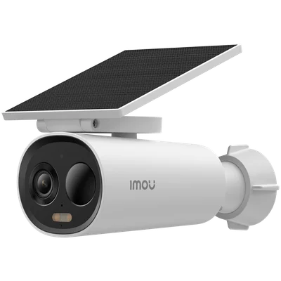 Камера за видеонаблюдение IMOU – Cell 3C All-in-One, 5MP, 3K, Wi-Fi, IP66, соларен панел, батерия 5000mAh