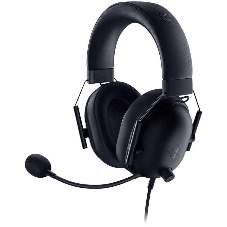 Razer BlackShark V2 X For PlayStation, Wired Console Headset, Black, Tri-Force Drivers 50", Hyperclear Cardoid Mic, leatherette ear cushions for a plush fit and feel