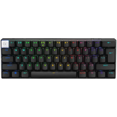 Гейминг клавиатура Logitech G PRO X 60 LIGHTSPEED Wireless (Tactile) Черен US English