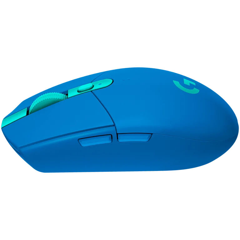 Logitech G305 Wireless Mouse, Lightsync RGB, Lightspeed Wireless, HERO 12K DPI Sensor, 400 IPS, 6 Programmable Buttons, Blue