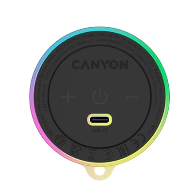 CANYON Magnetic BT speaker OnMove 13 5W Black