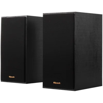 Klipsch Reference R-41PM Powered Bookshelf Speakers, Black, Pair