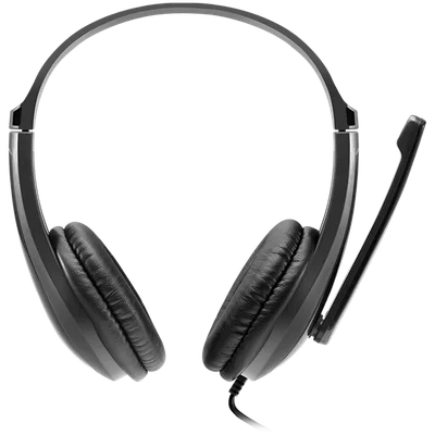 Слушалки CANYON CHSU-1 с микрофон USB 2 м Черен