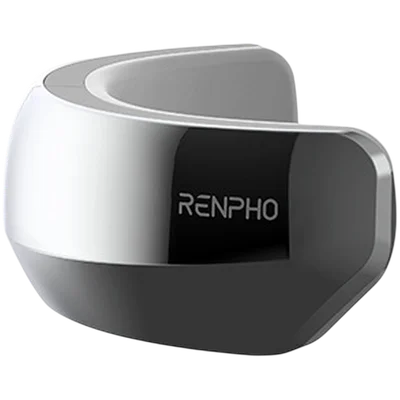 Масажор за очи RENPHO – Eyeris View R-G004, сив, 5 режима, нагряване, Bluetooth, сгъваем