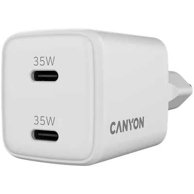 CANYON charger CU35CC GaN 35W 2xPD EU White