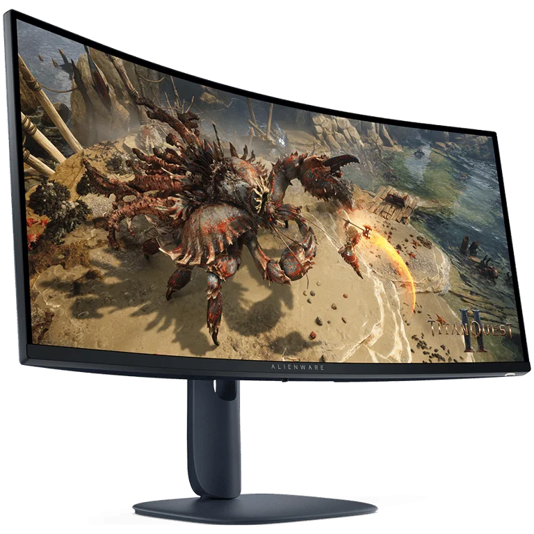 DELL Alienware 34 Curved Gaming Monitor AW3425DWM, 34" WQHD 3440x1440 at 180Hz, 21:9, 95% DCI-P3 (CIE 1976), 1 ms, 400 cd/m2(peak), 3000:1, 1.07 billion colours, 178/178, 2xHDMI, DP 1.4, USB 5Gbps Type-A,1 USB 5Gbps Type-B, Height, tilt, VESA
