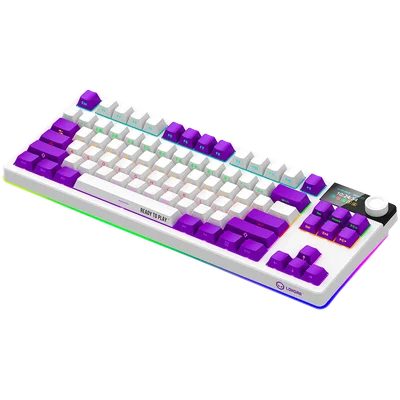 LORGAR Gaming Keyboard KBP70TKLW Pro Wireless White EN