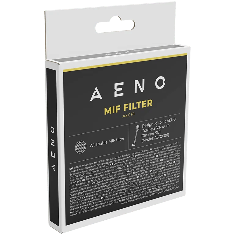 Миещ се MIF филтър AENO ASCF1 за прахосмукачка SC1