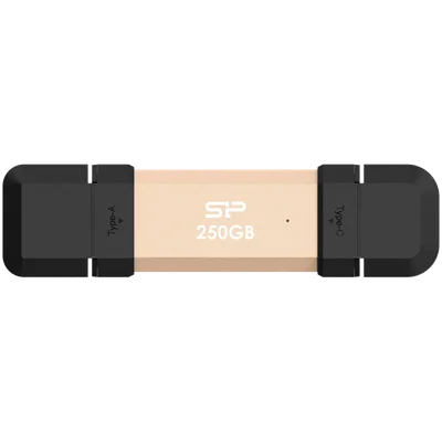 Silicon Power UC3S72 250GB, USB3.2 Gen2,DS72, Gold