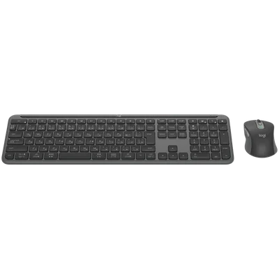 Комплект клавиатура и мишка Logitech Signature Slim Combo MK950 Graphite US International