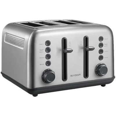 BUYDEEM 4 Slice Toaster, model DT640E, color Stainless Stell, EU