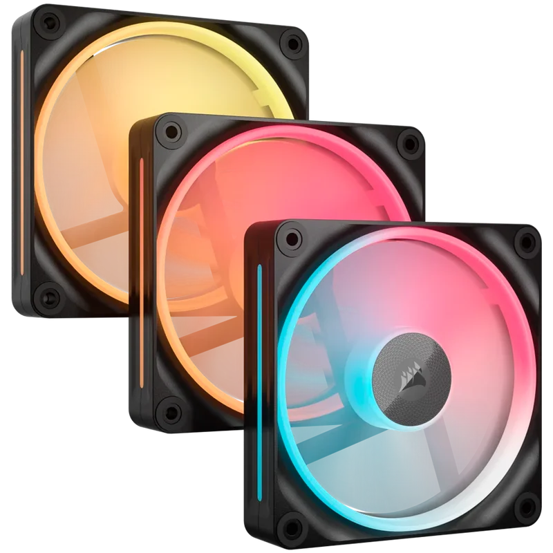 CORSAIR iCUE LINK LX120-R RGB, 120mm RGB  Fan, Triple Fan Kit