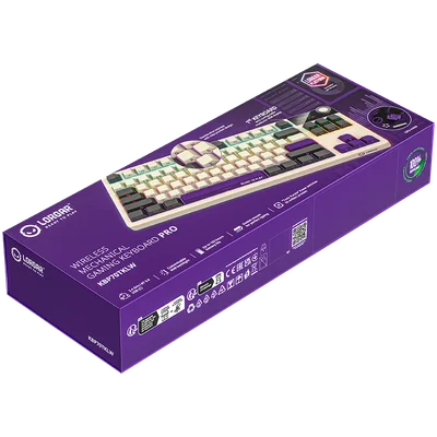 LORGAR KBP70TKLW, Wireless TKL Mechanical Gaming Keyboard Pro, Beige, EN layout