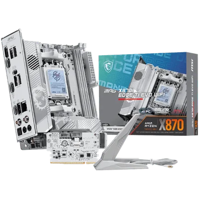 Дънна платка MSI MPG X870I EDGE TI EVO WIFI, Mini-ITX, Socket AM5, DDR5, Wi-Fi 7