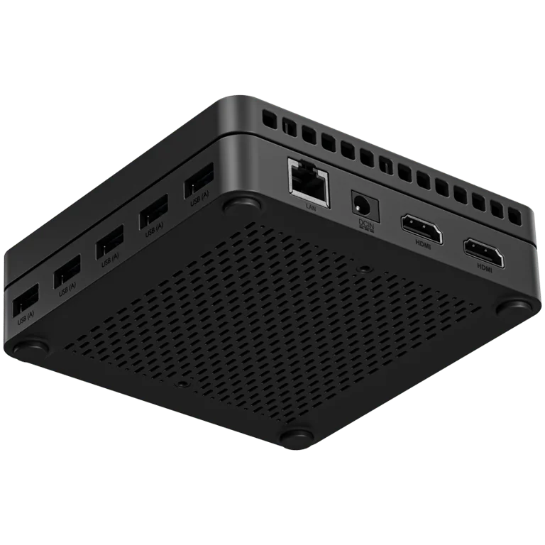 Мини компютър PRESTIGIO SOLUTIONS Alder Lake N100, 8GB RAM, 256GB SSD, Intel UHD Graphics, Wi-Fi 6, Linux Ubuntu, черен