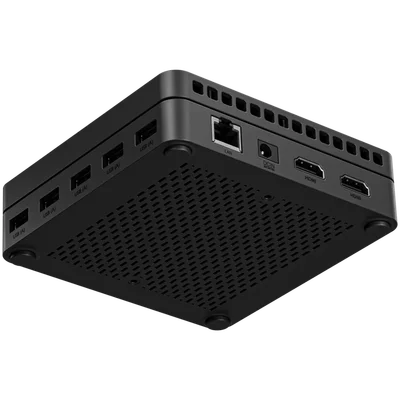 Мини компютър PRESTIGIO SOLUTIONS Alder Lake N100, 8GB RAM, 256GB SSD, Intel UHD Graphics, Wi-Fi 6, Linux Ubuntu, черен