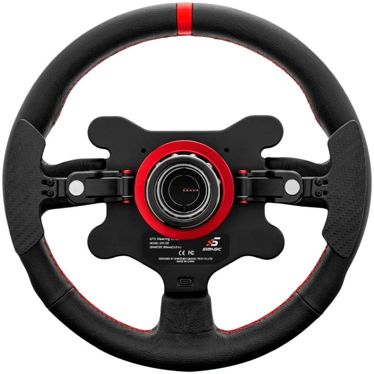 SIMAGIC GT‑Style GTS Steering Wheel for GT Simulation, suede finish