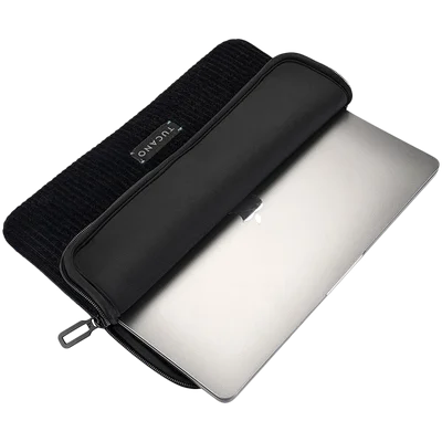 TUCANO VELLUTO 2 Sleeve for MacBook Air 13 / MacBook Pro 13 / Laptop 12, Black