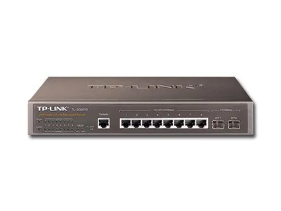 Мрежов суич TP-Link TL-SG3210 8 порта L2, 8x Gigabit RJ45, 2x SFP, управляван