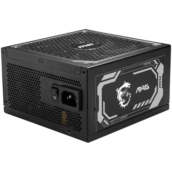 Захранване за компютър MSI MAG A1250GL PCIE5 1250W 80 PLUS Gold ATX, 135 мм вентилатор, модулно, Active PFC, черен