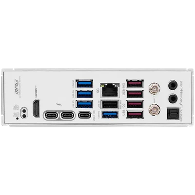 MSI MPG Z890 EDGE TI WIFI, LGA 1851, Dual Channel DDR5 up to 9200(OC)MHz, 2x PCIe x16 slots, 5x M.2 slot, 1x USB 2.0, 4x USB 3.2 Gen 1, 4x USB 3.2 Gen 2, 1x USB 3.2 Gen 2 Type-C, 1x HDMI, 2xTB4, 5Gbps LAN, WIFI7, 7.1 Audio, 3Y