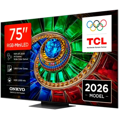 TCL 75RM7L 75'' Commercial Display 16/7 Operation Built-in 2.4/5GHz Wi-Fi, MIMO DVB-C Pan EU