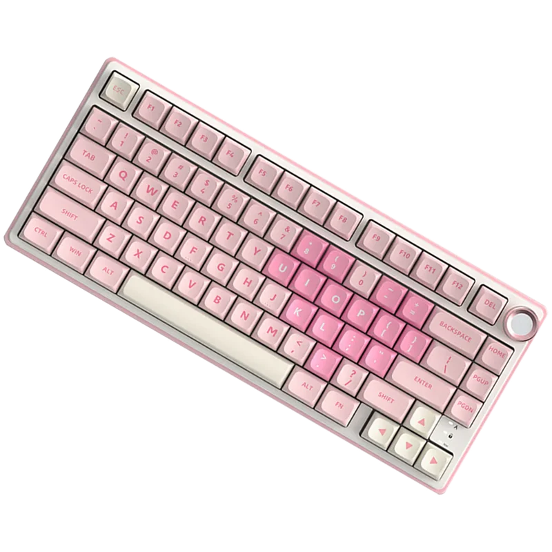 ROYAL KLUDGE R75 Pink Melody Gaming Keyboard Cream switch