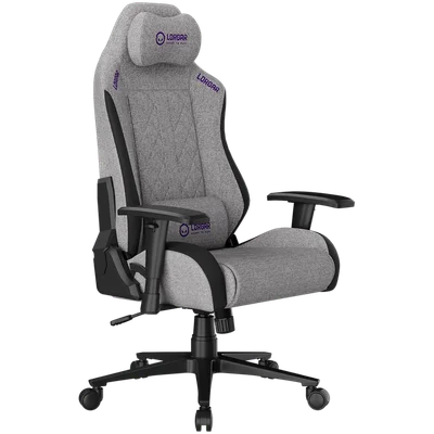 LORGAR CHA41, Ergonomic Gaming Chair Advanced, premium anti-stain fabric, Grey