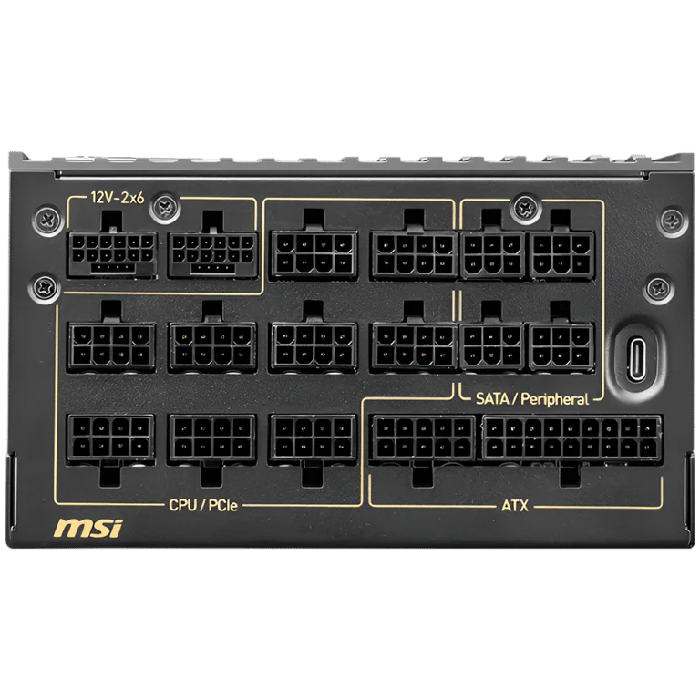 Захранване MSI MEG Ai1600T PCIE5 1600W 80 Plus Titanium ATX 3.1