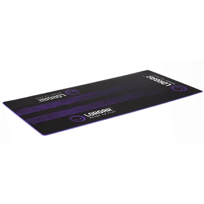 Гейминг постелка за под Lorgar RX1FM Advanced, 1700x700x3 мм, черно/лилаво, подсилени ръбове