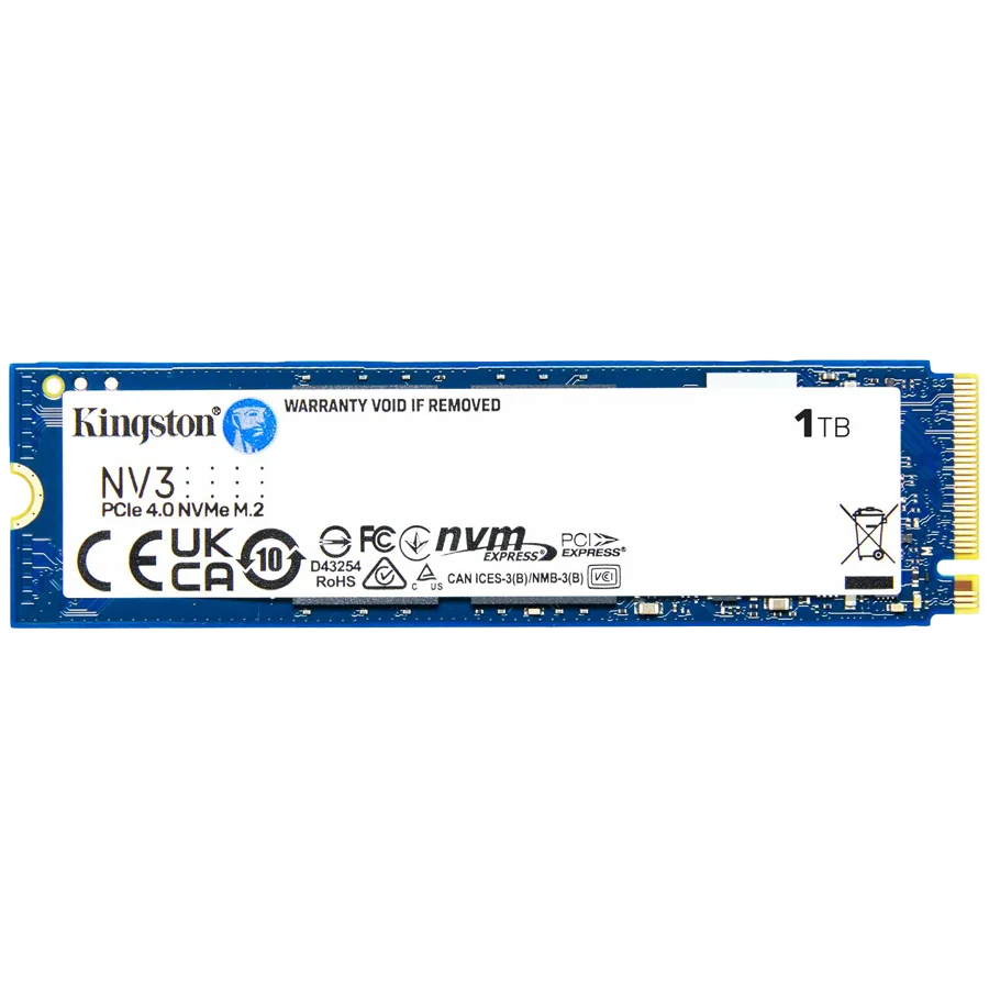 SSD диск Kingston – NV3 SNV3S/1000G, 1000GB, M.2 2280, PCIe 4.0 NVMe