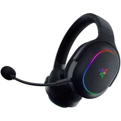 Razer Barracuda X Chroma, Gaming Headset, Black, Oval Ear Cushions, 2.4 GHz Wireless / Bluetooth, Breathable Fabric with Memory Foam Cushions, Detachable Razer™ HyperClear Cardioid Mic, 7.1 Surround sound: Only available on Windows 10 64-bit (or higher)