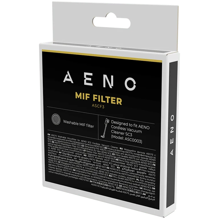 Филтър за прахосмукачка AENO – ASCF3, за SC3, миещ се MIF