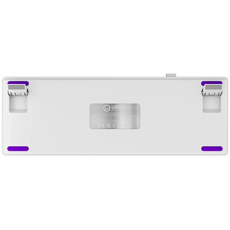 LORGAR KBP70MW, Wireless 65% Mechanical Gaming Keyboard Pro, White, EN layout
