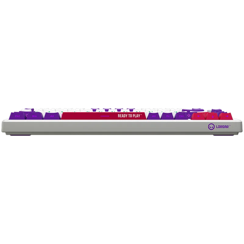 LORGAR KBP7075W, Wireless 75% Mechanical Gaming Keyboard Pro, White, EN layout